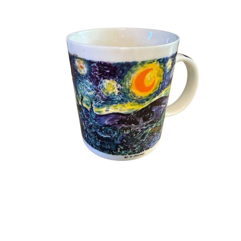 Chaleur Vincent Van Gogh The Starry Night Coffee Mug  14 oz Burrows Masters Coll